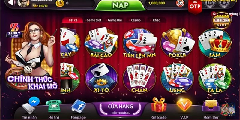 Các game bài tại Helo88